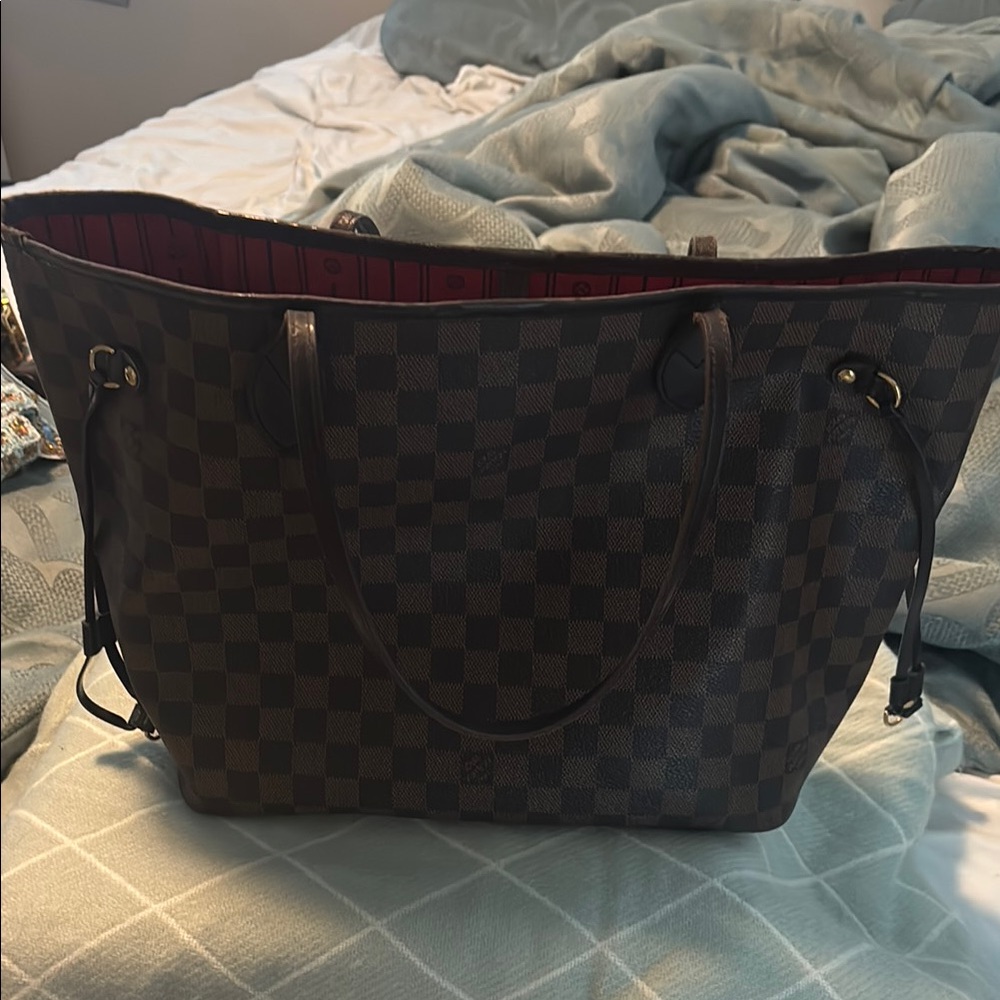 Louis Vuitton Brown Damier Ebene Tote Bag